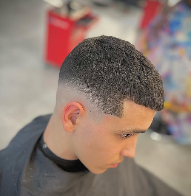 Interno del negozio Real Barber